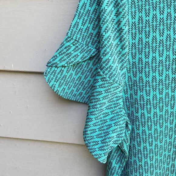 Worthington Green Black Short Sleeve Tee size Larage - Picture 3 of 10